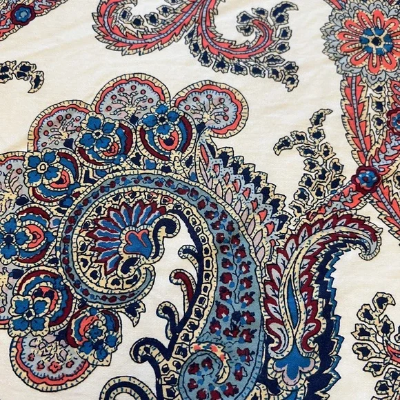 Ralph Lauren Reversible Carter Paisley Full/Queen Duvet Cover Set